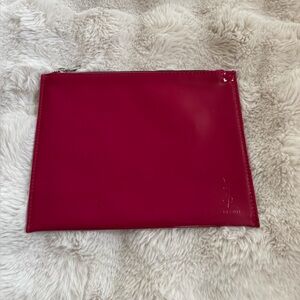 YSL Beauté Flat Zippered Pouch - Magenta
